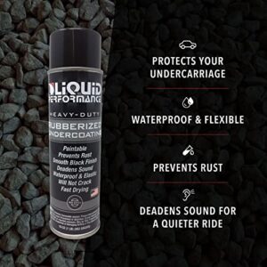 Heavy-Duty Rubberized Undercoating - 16 oz - Small Batch Undercarriage Spray for Automotive Frames, Rocker Panels, Wheels, and More - Prevents Chipping, Cracking, and Peeling - Made in Rocky Mount, VA