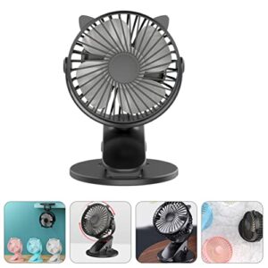 Homoyoyo Handheld Fans 4pcs Indoor Battery for Handheld Premium Powered Desktop Table Dorm Clip Desk Cat Volume Delicate Pretty Usb/Adjustable Bedroom Girls Camping Air Silence Mini Travel Ear