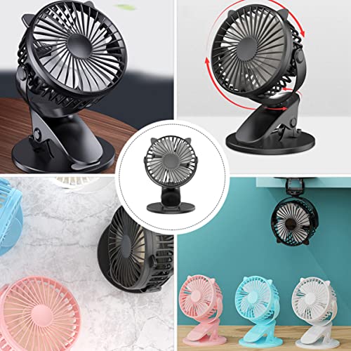 Homoyoyo Handheld Fans 4pcs Indoor Battery for Handheld Premium Powered Desktop Table Dorm Clip Desk Cat Volume Delicate Pretty Usb/Adjustable Bedroom Girls Camping Air Silence Mini Travel Ear