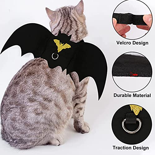Pet Costume Halloween Bat Wings Cosplay Dogs and Cats Apparel Outfits Funny Cool Outfits Pet Supplies for Cat Puppy