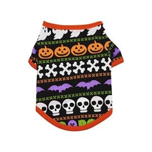 Pet Clothes for Small Dogs Girl Halloween Shirts Puppy Shirts Pet Clothes Funny Halloween Cosplay Pet Costumes