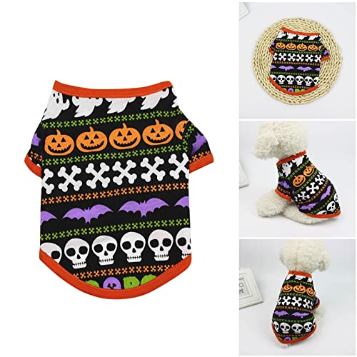 Pet Clothes for Small Dogs Girl Halloween Shirts Puppy Shirts Pet Clothes Funny Halloween Cosplay Pet Costumes