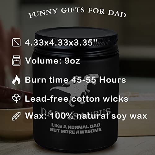 Dad Candle Gifts from Daughter Son Ideas, Funny Birthday New Dad Gifts for Men 30th 40th 50th. Fun Fathers Day, Christmas Presents for Man, Grandpa, Papa, Husband. Cool Boyfriend Gifts Ideas.