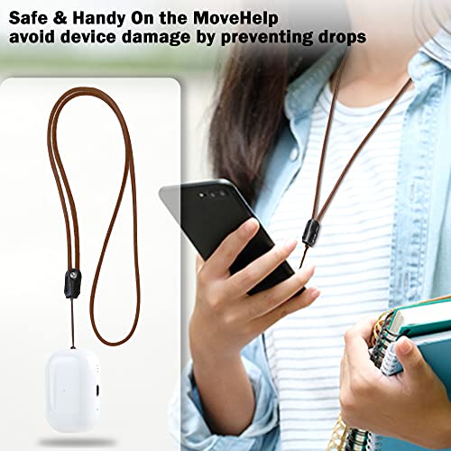 Neepanda 2Pack Lanyard Compatible with AirPods Pro 2, 1 Adjustable Neck Strap, 1 Hand Wrist Strap, New Earbuds Lanyard Compatible for Apple AirPods Pro (2nd Generation) Charging Case