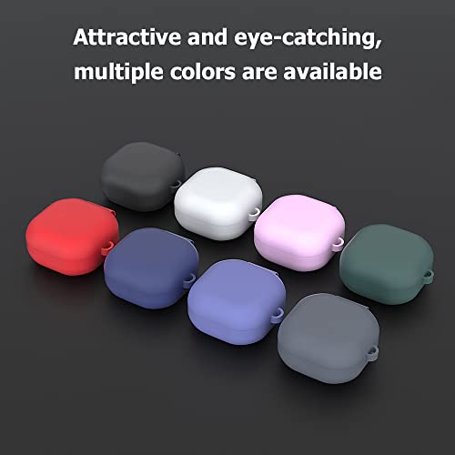 Protective Silicone Cover Earphone Compatible with for Samsung Galaxy Buds Live Bud 2 case Cover Dustproof Shell for Samsung Buds Pro Case Matte for Women Men Girls Boys