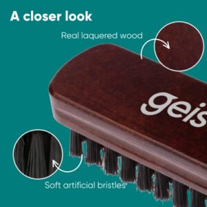 Geist. Rapid Leather & Vinyl Cleaner 500 ml / 16.75 fl.oz Cleaning Brush + Microfibre Cloth | for Car Interior, Furniture, Bags, Shoes