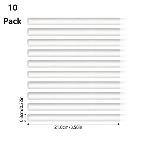 Cotton Filter Stick Replacement Wicks Part for Humidifier (10 Pack) (8.58'' * 0.32''D)