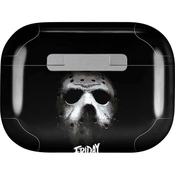 Skinit Decal Audio Skin Compatible with Apple AirPods Pro - Officially Licensed Warner Bros Jason Voorhees Design