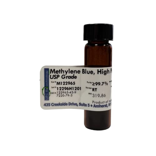 Methylene Blue Powder - USP Grade, 99+% - 3rd Party Tested - 1 Gram