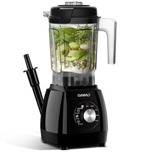 ommo countertop blenders for kitchen max 1800w, smoothie blender with 4 preset programs, 68oz bpa free blender for shakes and smoothies, nuts, ice, and fruits, dishwasher safe