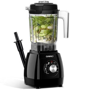 OMMO Countertop Blenders for Kitchen Max 1800W, Smoothie Blender with 4 Preset Programs, 68oz BPA Free Blender for Shakes and Smoothies, Nuts, Ice, and Fruits, Dishwasher Safe