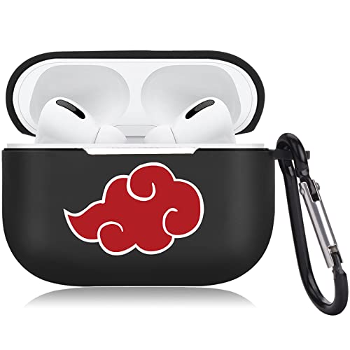 Japanese Anime AirPod Pro 2 Case with Keychain Cute Soft Silicone Full Protective Shockproof Cover Compatible with AirPods Pro 2nd Generation 2022 Case