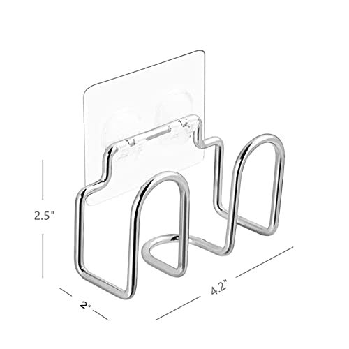 JINGWAYS Sponge Holder Sink Caddy for Kitchen Accessories, No Drilling Adhesive,Rustproof SUS304 Stainless Steel