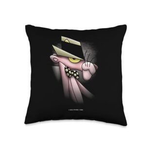 pink panther smooth panther throw pillow, 16x16, multicolor