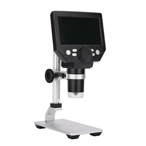 lxxsh electronic usb microscope 1-1000x digital soldering video microscopes 4.3" lcd magnifying camera metal stand magnifier