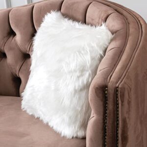 BEYAN Happy Love Seats, Loveseat, Brown