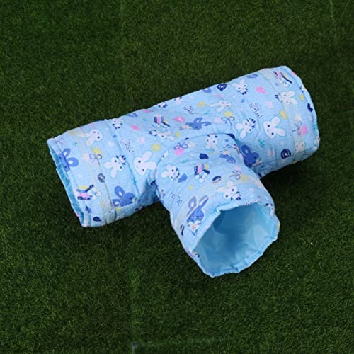 Guinea Pig Tunnel 3 Way Pet Tunnels Pet Animal for Playing Toy Pig with Guinea Cats Tubes Cartoon Rabbits Printed Animal Tunnel