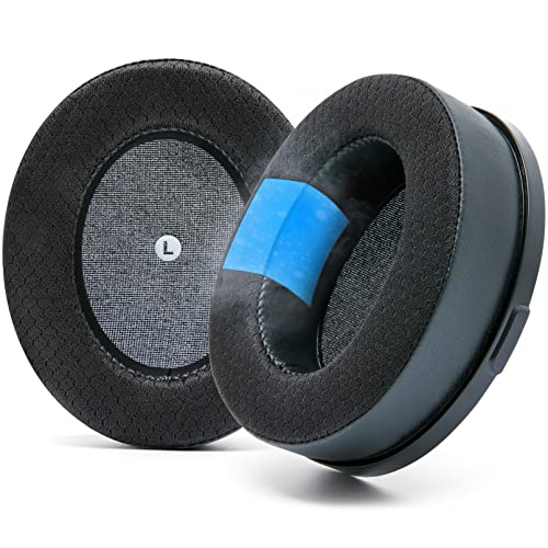 WC Freeze Penrose - Hybrid Fabric Cooling Gel Replacement Earpads for Audeze Penrose & Mobius, Made by Wicked Cushions, Improved Durability, Thickness and Sound Isolation | Black