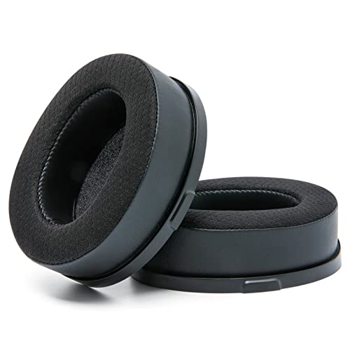 WC Freeze Penrose - Hybrid Fabric Cooling Gel Replacement Earpads for Audeze Penrose & Mobius, Made by Wicked Cushions, Improved Durability, Thickness and Sound Isolation | Black