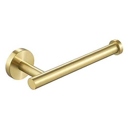 KES Bathroom Toilet Paper Holder & Bath Robe Hook Towel Hook & Brushed Gold Towel Ring,A2175S12-BZ-SL+A2164-BZ-P2+A2180-BZ