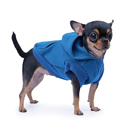 𝐍𝐄𝐖 𝐀𝐑𝐑𝐈𝐕𝐀𝐋 Frienperro Dog Clothes for Small Dogs Girl Boy, 100% Cotton Small Dog Hoodie, Chihuahua Clothes Pet Cat Winter Warm Sweatshirt Sweater, Teacup Yorkie Puppy Clothing Coat Costume