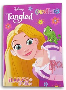 tangled rapunzel coloring fun & activity book - 64 pages - cover varies (identical contents)