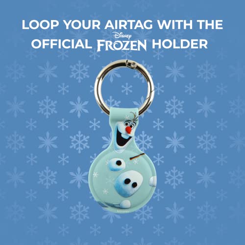 Disney Frozen Olaf Holder for Airtag - Protective Tracker with Keychain for Dog, Bags, Keys - Disneyland Essentials and Frozen Toys