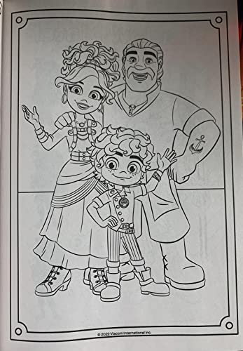 Santiago of The Seas Coloring and Activity Book with Bonus Stand-Up Character on Back - 80 Pages