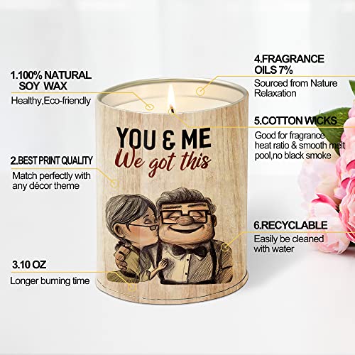 to My Boyfriend Candles Gifts - Birthday Gifts for Boyfriend from Girlfriend - Christmas Lavender Candles Gifts for Boyfriend - Anniversary Romantic Gifts for Boyfriend