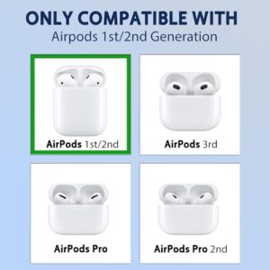 Ulirath Case for AirPod 2/1 Skull Funny Unique Design Unique Scary Cute for AirPods Air Pods 1st/2nd Design Skeleton Cover Cases Skin for Boys Girls Kids