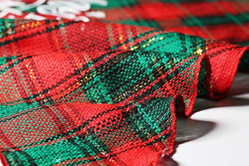 Christmas Bandana for Dogs,2 Pack Plaid Dog Bandanas Set for Xmas Holiday