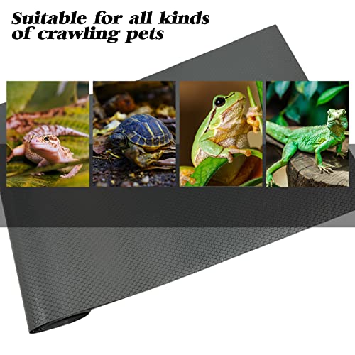 2Pcs Bearded Dragon Tank Accessories, Non-Adhesive Reptile Carpet Bedding for Reptile Tank，Reptile Terrarium Liner Substrate for Lizard Tortoise Leopard Gecko Snake, Substrate Liner Reptile Cage Mat