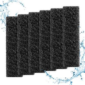 hitauing 6 count carbon reducer filter pads for aqueon，fish tank filter pads for quietflow led pro model 10