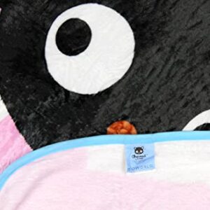 Bioworld Hello Kitty and Friends Chococat Character Soft Fleece Plush Throw Blanket 45" x 60"