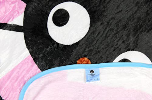 Bioworld Hello Kitty and Friends Chococat Character Soft Fleece Plush Throw Blanket 45" x 60"