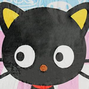 Bioworld Hello Kitty and Friends Chococat Character Soft Fleece Plush Throw Blanket 45" x 60"