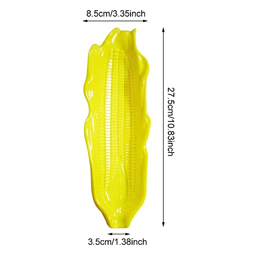 4 Pack Plastic Corn Trays, Corn Holders for Corn on the Cob Dishes, Corn Holders Cob Dinnerware for Sweet Butter Corn Container for Kitchen Barbecue Tool - Easy Clean