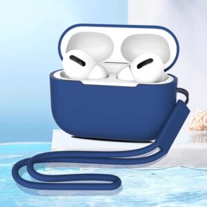 GMYLE Case Compatible with AirPods Pro 2 2nd Generation 2022, Cutouts on Side for Lanyard, Shock-Absorbing Protective Earbuds Cover