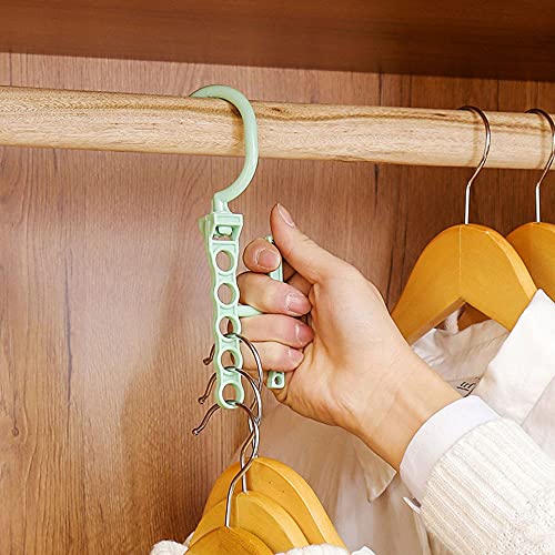 AIXITONG 3Pcs Multifunctional Drying Rack 360-degree Rotating Drying Rack Hook Hanger with Connecting Hook for Drying and Storage