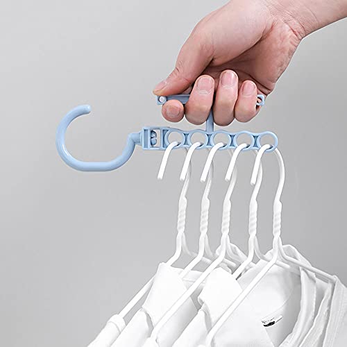 AIXITONG 3Pcs Multifunctional Drying Rack 360-degree Rotating Drying Rack Hook Hanger with Connecting Hook for Drying and Storage