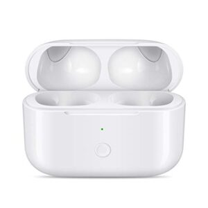 upgraded charging case compatible with charging case air pod pro, replacement compatible with wireless charger case pro with bluetooth pairing sync button