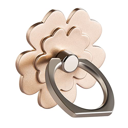 Bonitec Cell Phone Ring Holder Stand Flower 360 Rotation Phone Holder Ring Grip Kickstand Compatible with Most of Smartphones, Gold