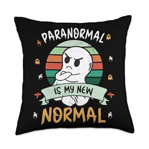 ap lucky designs for people funny hunter for paranormal ghost hunting throw pillow, 18x18, multicolor