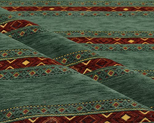 Kilim Pattern Upholstery Fabric Kilim Bohemian Boho Tapestry Tribal Southwestern Turkish Persian Moroccan Mexican Ethnic Rug Fabric by The Yard Meter