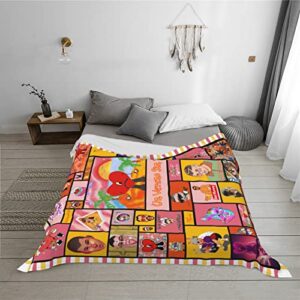 Blankets 50x40 Inch Flannel Throw Blanket Supercomfortable Soft Blanket Home Decoration