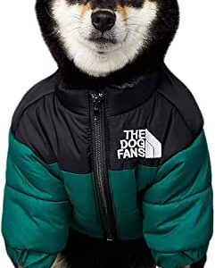 Dog Winter Coat Stylish Dog WaterproofJacket for Small Medium Dogs, Cats -Thicken Dog Coat Windbreaker Puppy Winter Clothes for Cold Weather Snowday