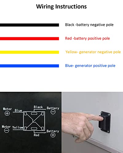 RV Power Stabilizer Switch Electric Jack Switch 12V DPDT Extend Retract Momentary, Polarity Reversing Switch for Boat Auto UTV RV Travel Trailer