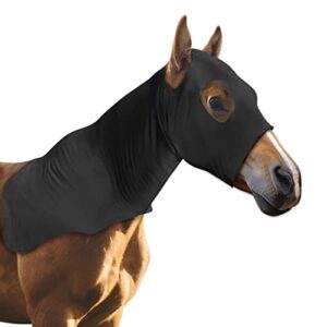 harrison howard lightweight breathable stretch hood for horse