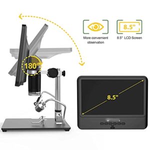 XDCHLK Electronic Microscope 5X-1200X Digital Microscope Camera for Soldering Magnifier Adjustable 1080P Scope