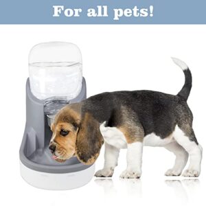 Lydia's Deal Automatic Pet Water Dispenser 1 Gallon Cat and Dog Gravity Feeder,Waterer Dispenser Pet Water Bowl for Small Medium Large Pets Puppy